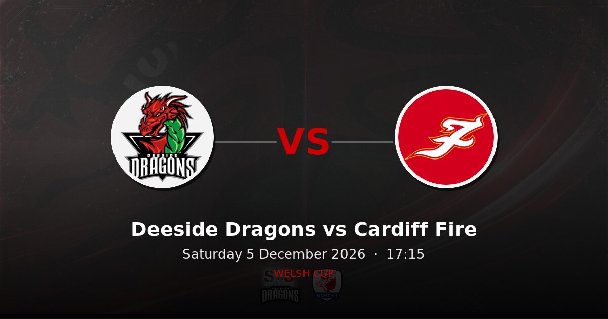 Deeside Dragons vs Cardiff Fire