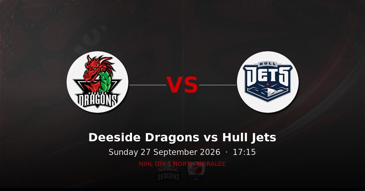 Deeside Dragons vs Hull Jets