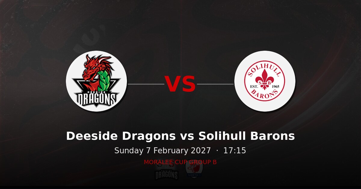 Deeside Dragons vs Solihull Barons