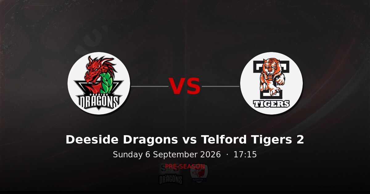 Deeside Dragons vs Telford Tigers 2