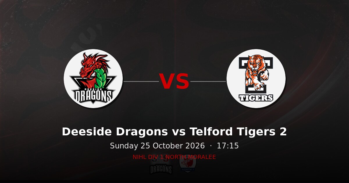 Deeside Dragons vs Telford Tigers 2