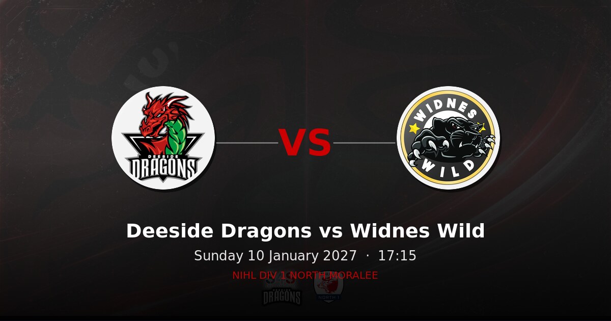 Deeside Dragons vs Widnes Wild